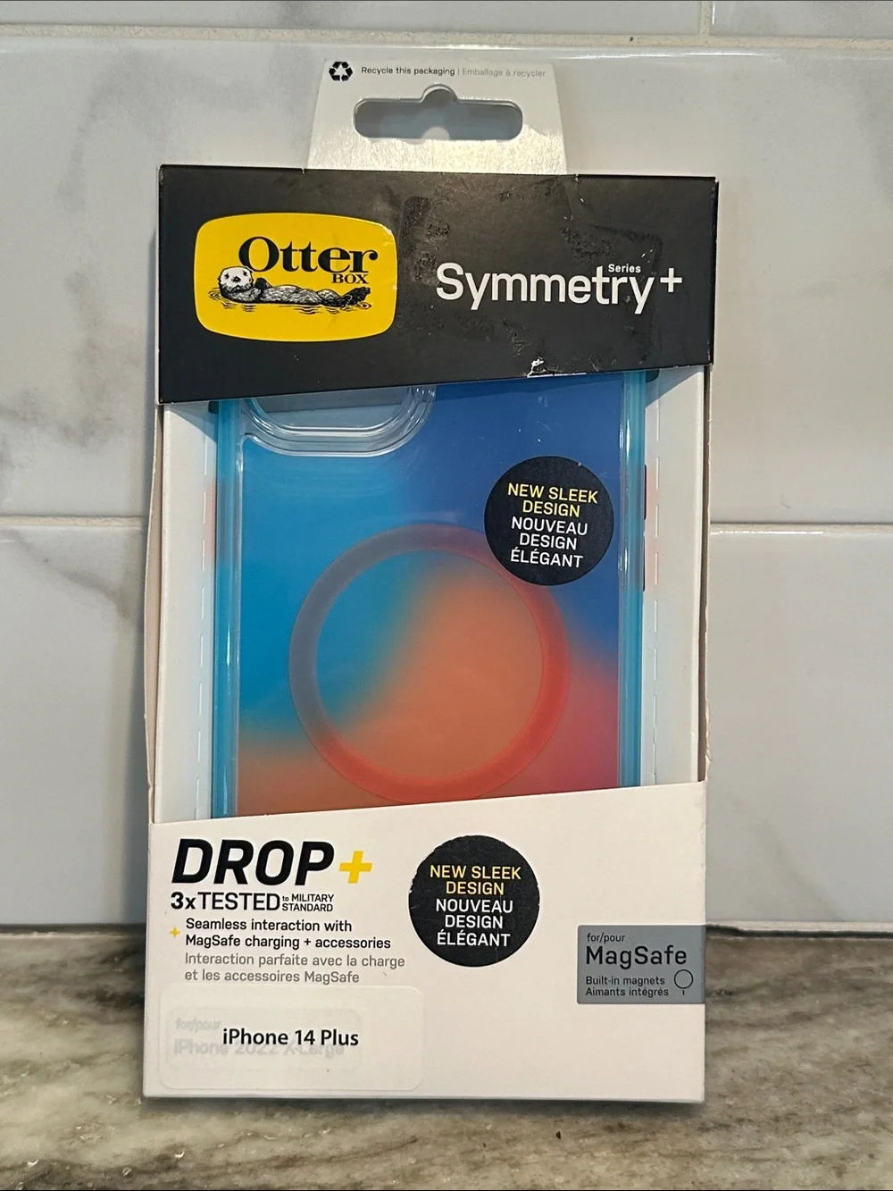 OtterBox Symmetry + Plus Case MagSafe iPhone 14 Plus - Colorful Gossamer New
